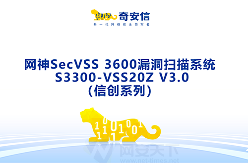 奇安信網神SecVSS 3600漏洞掃描系統 S3300-VSS20Z V3.0（信創(chuàng)系列）